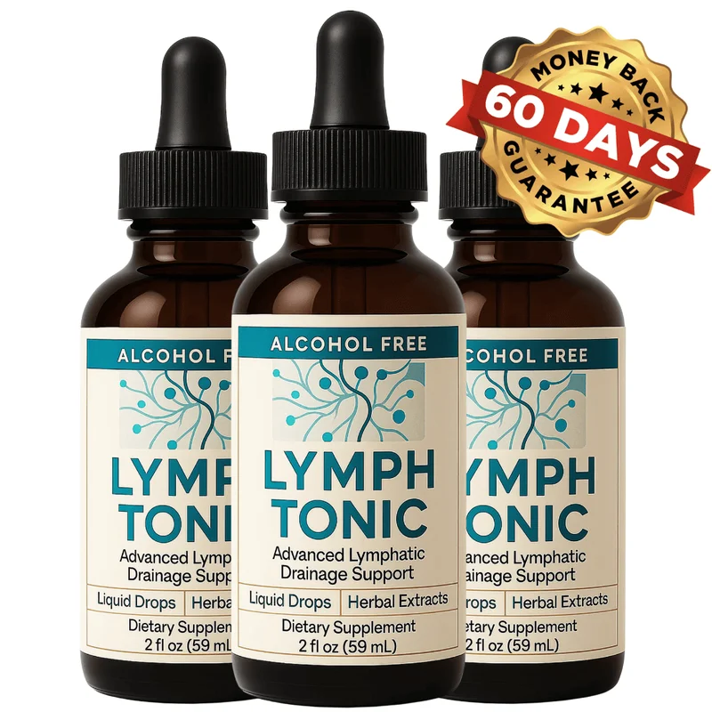 Lymph Tonic Natural Longevity & Vitality Formula — 3 Bottle / 90 Day Pack